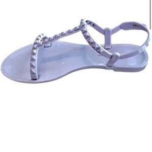 Rebecca Minkoff lilac opaque Sava sandal